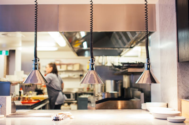 Via 313 open kitchen concept restaurant interior